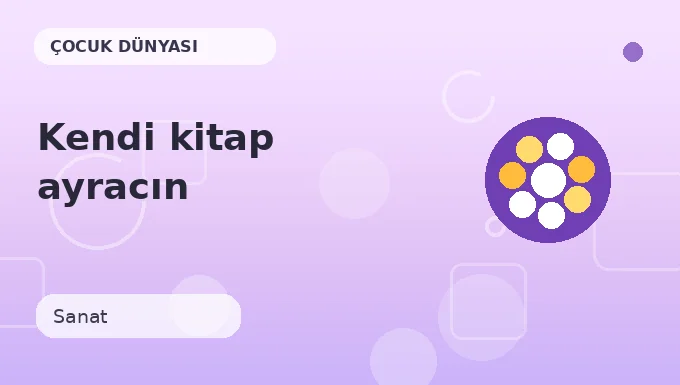 Kendi kitap ayracın etkinliği