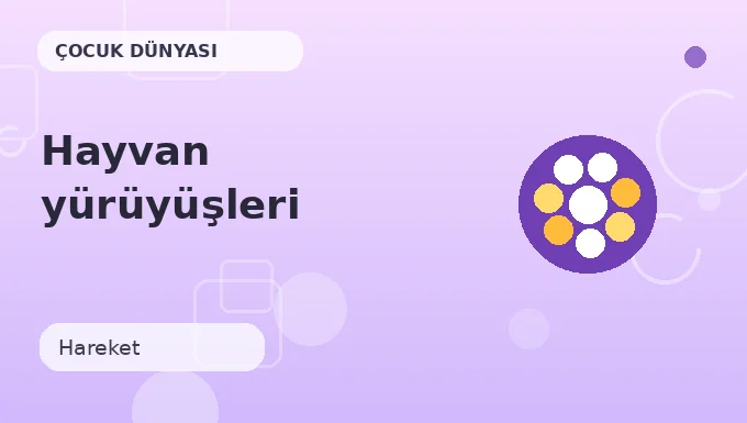 Hayvan yürüyüşleri etkinliği