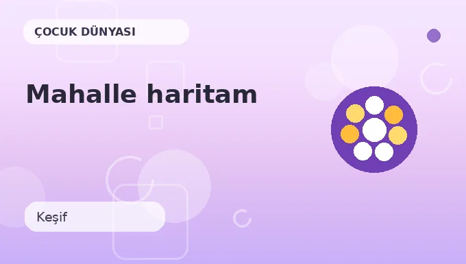 Mahalle haritam etkinliği
