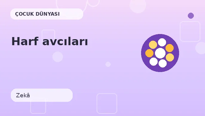 Harf avcıları etkinliği