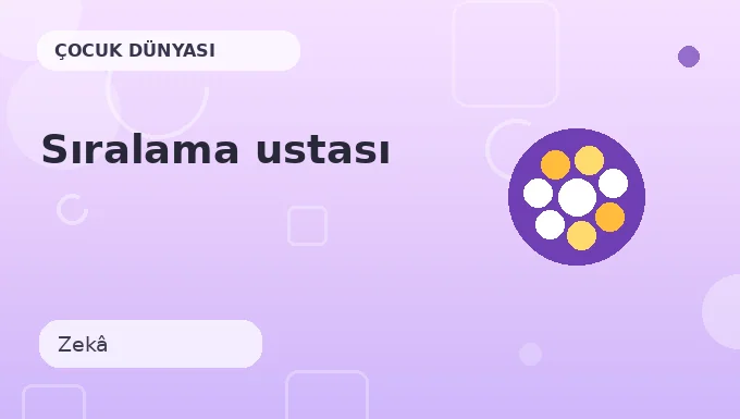 Sıralama ustası etkinliği