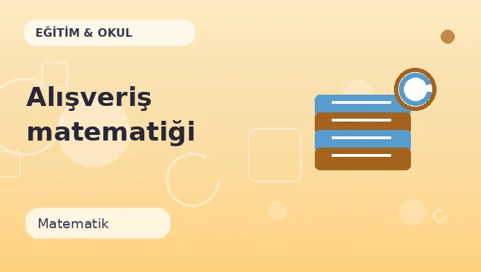Alışveriş matematiği