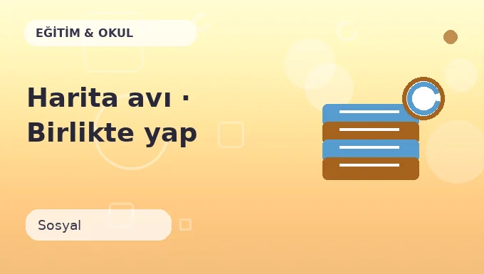 Harita avı · Birlikte yap