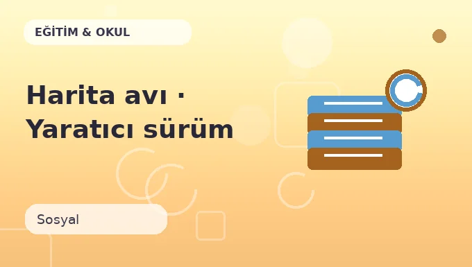 Harita avı · Yaratıcı sürüm