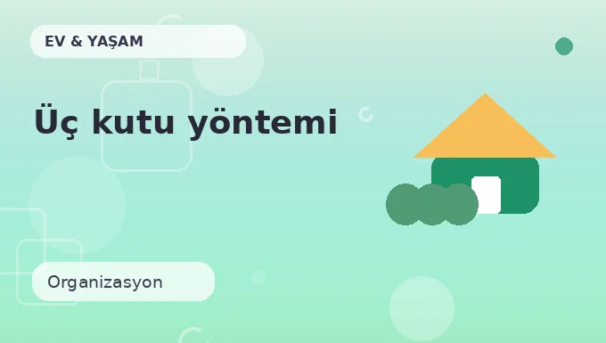 Üç kutu yöntemi