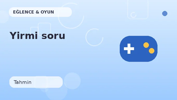 Yirmi soru